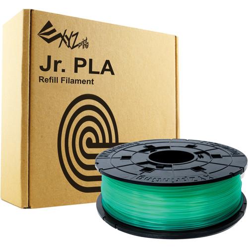 XYZprinting 1.75mm PLA Filament (600g, Clear Green) RFPLCXUS04E