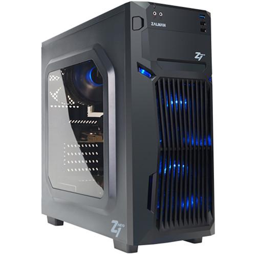 ZALMAN USA Z1-Neo ATX Mid Tower Desktop Case with 3 Fans Z1-NEO, ZALMAN, USA, Z1-Neo, ATX, Mid, Tower, Desktop, Case, with, 3, Fans, Z1-NEO