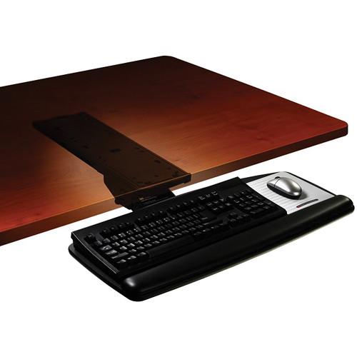 3M AKT60LE Adjustable Keyboard Tray with Knob-Adjust Arm AKT60LE