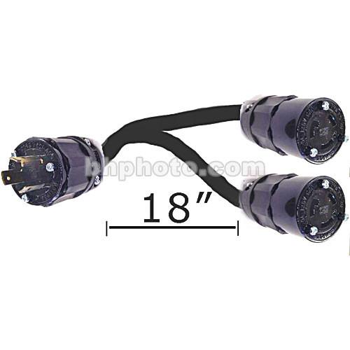 Altman 2-Fer Twist-Lock Cable - 2 Female, 1 Male, 2FER-L5-20