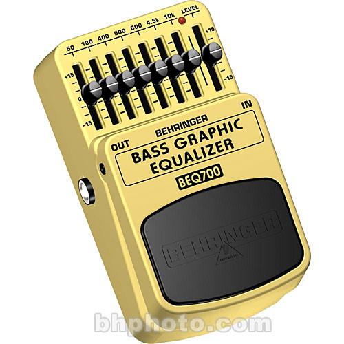 Behringer BEQ700 - 7-Band Graphic Equalizer Foot Pedal BEQ700, Behringer, BEQ700, 7-Band, Graphic, Equalizer, Foot, Pedal, BEQ700