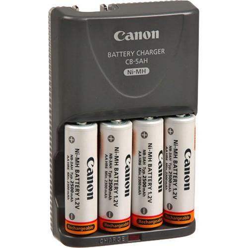 Canon CBK4-300 AA Battery and Charger Kit 1169B001, Canon, CBK4-300, AA, Battery, Charger, Kit, 1169B001,