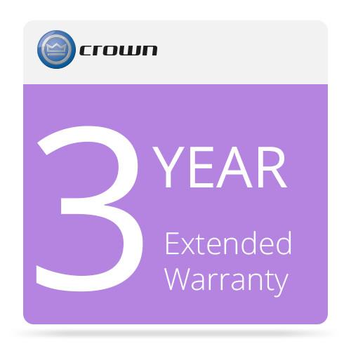 Crown Audio 3-Year Extended Warranty for Amplifiers K1113-8