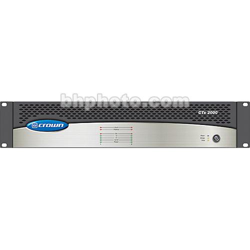 Crown Audio CTs-2000 - Two-Channel Power Amplifier - CTS2000, Crown, Audio, CTs-2000, Two-Channel, Power, Amplifier, CTS2000,
