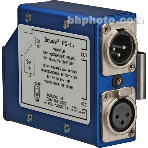 Denecke PS-1A - Portable Single Channel 48V Phantom Power PS-1A, Denecke, PS-1A, Portable, Single, Channel, 48V, Phantom, Power, PS-1A