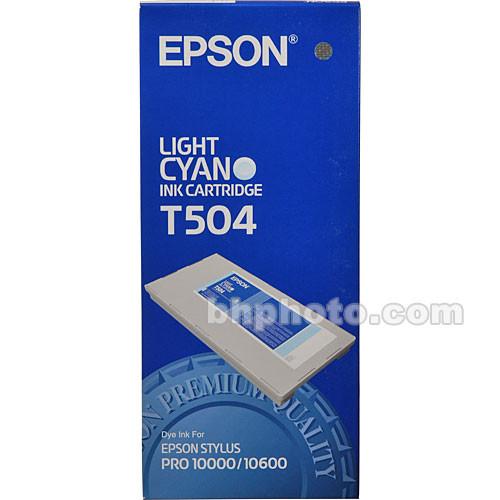 Epson  Photo Dye Light Cyan Ink Cartridge T504011, Epson, Dye, Light, Cyan, Ink, Cartridge, T504011, Video