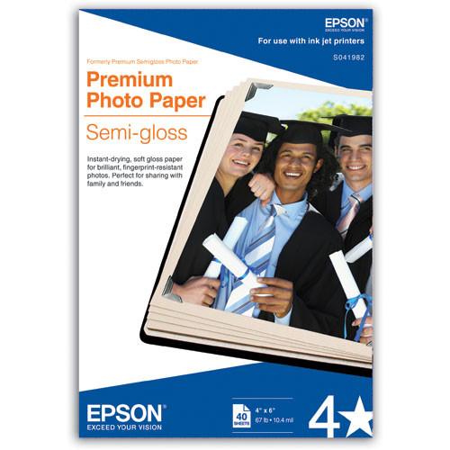 Epson Premium Semi-Gloss Photo Paper for Inkjet S041982