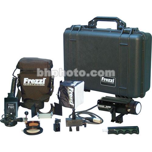 Frezzi MAK24-4Q 24-watt AC/DC Mini-Sun Gun HMI Light Kit 92428