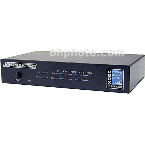 JLCooper eBOX - Quad Serial to Ethernet Interface EBOX, JLCooper, eBOX, Quad, Serial, to, Ethernet, Interface, EBOX,