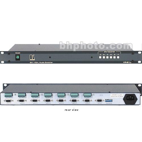Kramer CVG-VP61 Switcher, 6x1, VGA / XGA Video, Stereo VP-61XL