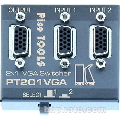 Kramer PT-201VGA XGA 2x1 Switcher - HD-15, High PT-201VGA, Kramer, PT-201VGA, XGA, 2x1, Switcher, HD-15, High, PT-201VGA,