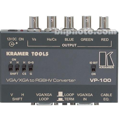 Kramer VP-100 VGA RGBHV Interface Converter VP-100