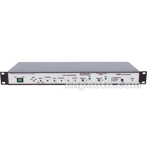 Link Electronics PDR-870 Closed Caption Decoder and PDR-870, Link, Electronics, PDR-870, Closed, Caption, Decoder, PDR-870,