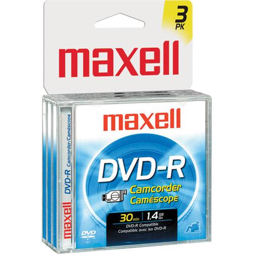 Maxell  DVD-R Recordable Disc (Pack of 3) 567622, Maxell, DVD-R, Recordable, Disc, Pack, of, 3, 567622, Video