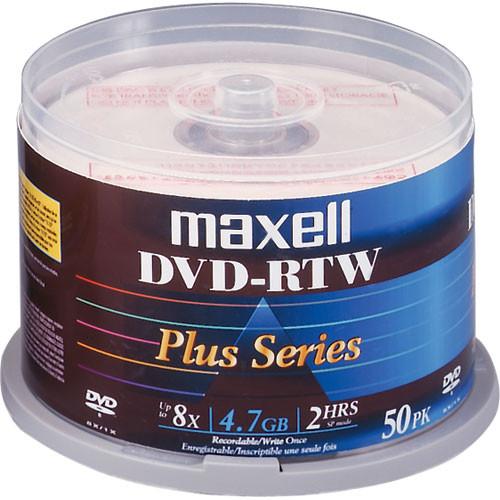 Maxell DVD-RTW 4.7GB Thermal/Hub Printable 8x Disc (50) 635079