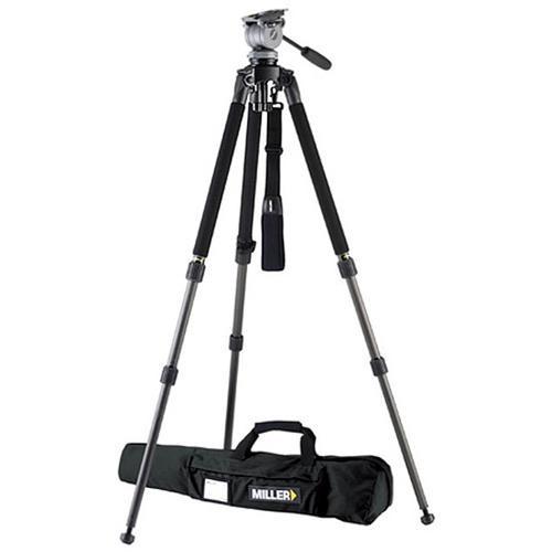 Miller 1643 Miller Solo DV Alloy Tripod with DS-20 Fluid 1643, Miller, 1643, Miller, Solo, DV, Alloy, Tripod, with, DS-20, Fluid, 1643