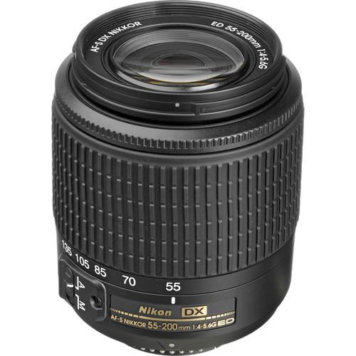 Nikon AF-S DX Zoom-NIKKOR 55-200mm f/4-5.6G ED Lens 2156, Nikon, AF-S, DX, Zoom-NIKKOR, 55-200mm, f/4-5.6G, ED, Lens, 2156,