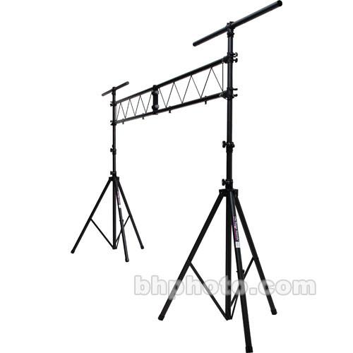 On-Stage Lighting Stand with 10' Truss - Black LS9790