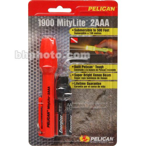 Pelican Mitylite 1900 Flashlight 2 'AAA' Xenon Lamp 1900-015-150