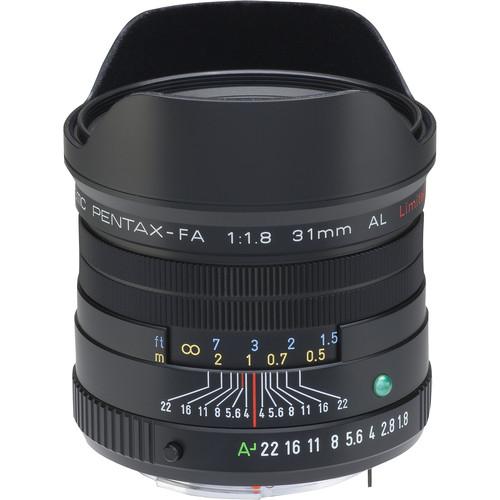 Pentax smcP FA 31mm f/1.8 Limited Lens (Black) 20290