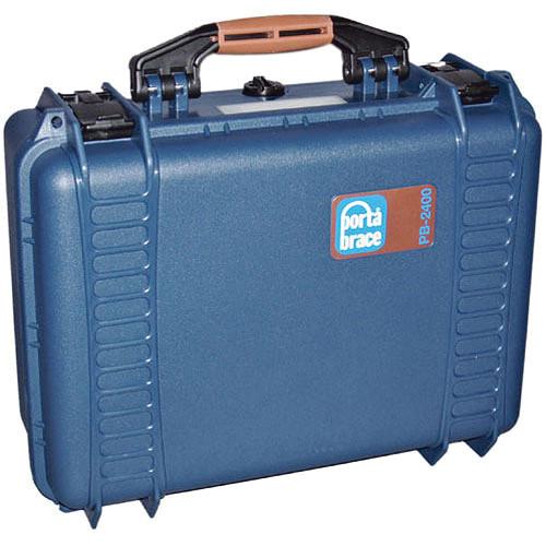 Porta Brace PB-2400F Hard Case with Foam Interior (Blue)