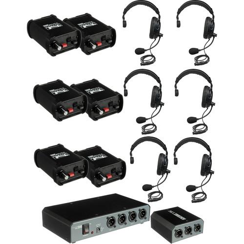 PortaCom COM-60FCS 6 Single Headset Wired Intercom COM-60FCS, PortaCom, COM-60FCS, 6, Single, Headset, Wired, Intercom, COM-60FCS,