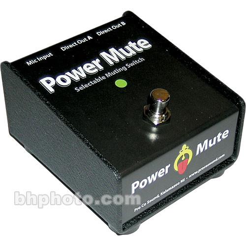 Pro Co Sound Power Mute - Active Muting Switch CDPM