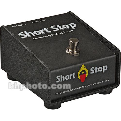 Pro Co Sound Short Stop - Passive Momentary Switch CDSS
