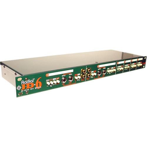 Radial Engineering JD 6 Six-Channel Direct Box R800 6000, Radial, Engineering, JD, 6, Six-Channel, Direct, Box, R800, 6000,