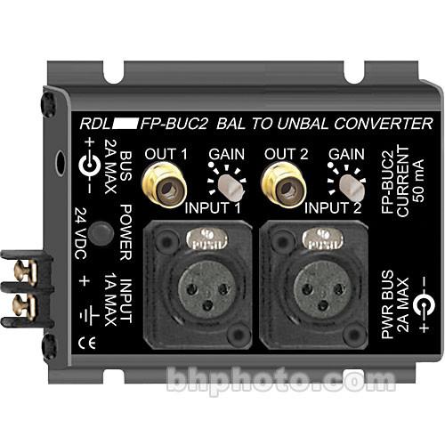 RDL  2-Channel Bal to Unbal Converter FP-BUC2