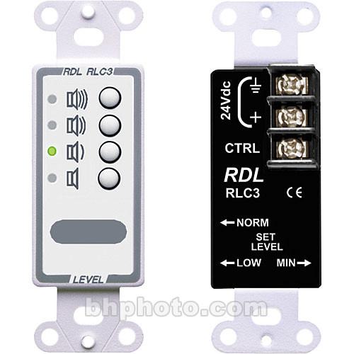 RDL DS-RLC3 Remote Level Control, Preset Level DS-RLC3, RDL, DS-RLC3, Remote, Level, Control, Preset, Level, DS-RLC3,