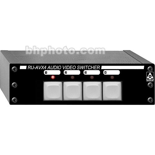 RDL  RU-AVX4 - 4-Channel A/V Switcher RU-AVX4