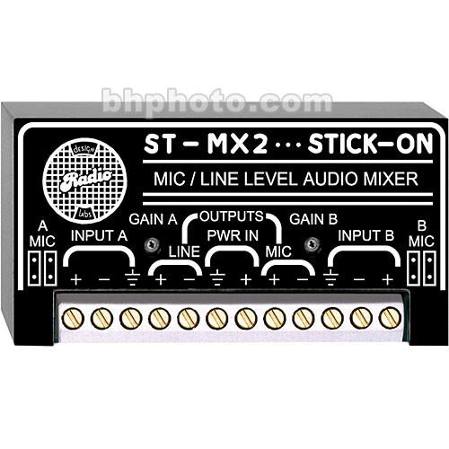 RDL ST-MX2 2-Channel Miniature Audio Mixer ST-MX2
