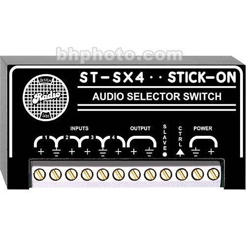 RDL  ST-SX4 - 4-Input Audio Switcher ST-SX4, RDL, ST-SX4, 4-Input, Audio, Switcher, ST-SX4, Video