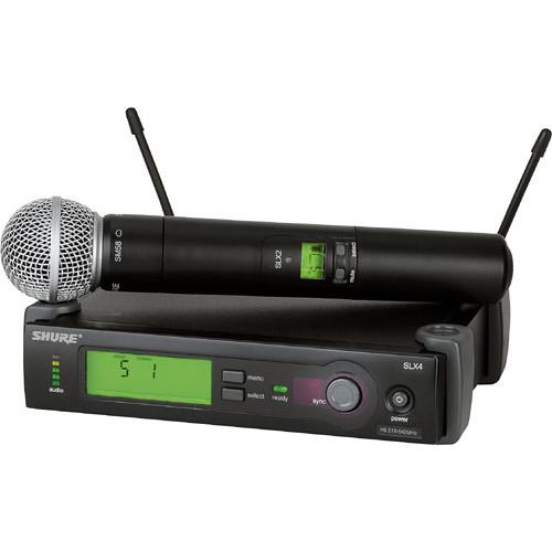 Shure SLX Series Wireless Microphone System SLX24/BETA58-G4, Shure, SLX, Series, Wireless, Microphone, System, SLX24/BETA58-G4,