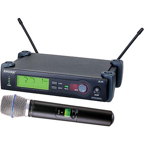 Shure SLX Series Wireless Microphone System SLX24/BETA87C-G4, Shure, SLX, Series, Wireless, Microphone, System, SLX24/BETA87C-G4,