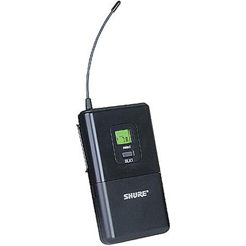 Shure SLX1 Wireless Bodypack Transmitter (494-518MHz) SLX1-G5, Shure, SLX1, Wireless, Bodypack, Transmitter, 494-518MHz, SLX1-G5