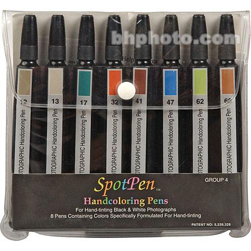 SpotPen  Hand Coloring Pen Set Group 4 SOHCGRP4