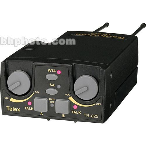Telex TR-825 2-Channel Binaural UHF Transceiver F.01U.118.309