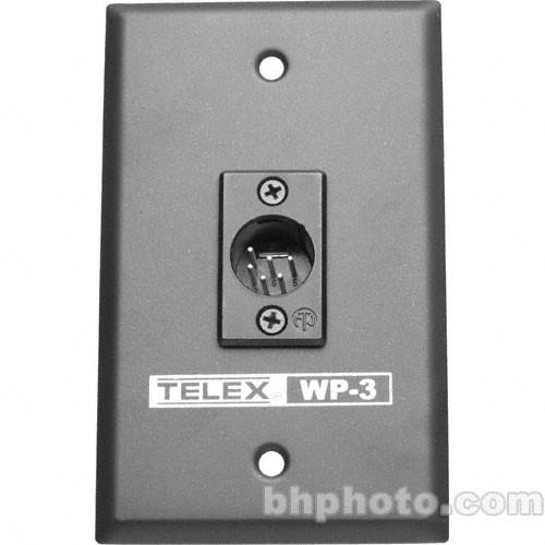Telex WP-3 - 2-Channel Wall Plate with 6-Pin XLR F.01U.118.899, Telex, WP-3, 2-Channel, Wall, Plate, with, 6-Pin, XLR, F.01U.118.899