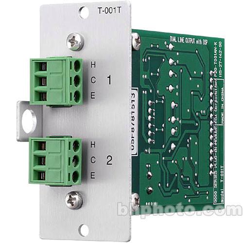Toa Electronics T-001T - Dual Mic/Line Output Module w/ T-001T