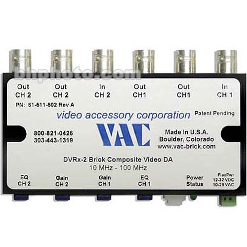 Vac DVRx-2 Dual 1x2 Channel Video Distribution 61-111-502