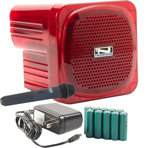 Anchor Audio AN-Mini Deluxe Package (Red) - PA AN-MINIDP RED HH