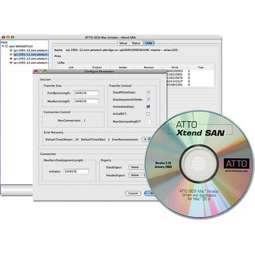 ATTO Technology Xtend SAN iSCSI Initiator Software INIT-MAC0-010
