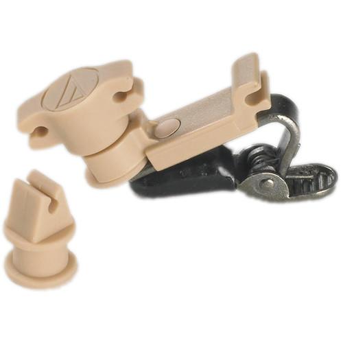 Audio-Technica Metal Lavalier Microphone Clip (Beige) AT8461-TH