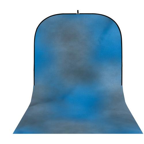 Botero #004 Super Collapsible Background (8x16', Blue, Grey), Botero, #004, Super, Collapsible, Background, 8x16', Blue, Grey,