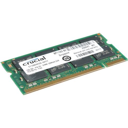 Crucial 1GB SO-DIMM Memory for Notebook CT12864X335