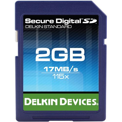 Delkin Devices 2GB SD 115x Memory Card DDSDFLS1-2GB, Delkin, Devices, 2GB, SD, 115x, Memory, Card, DDSDFLS1-2GB,