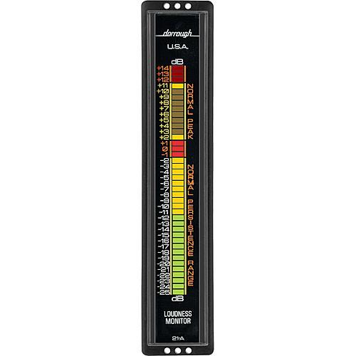 Dorrough  21A Vertical Analog Loudness Meter 21-A
