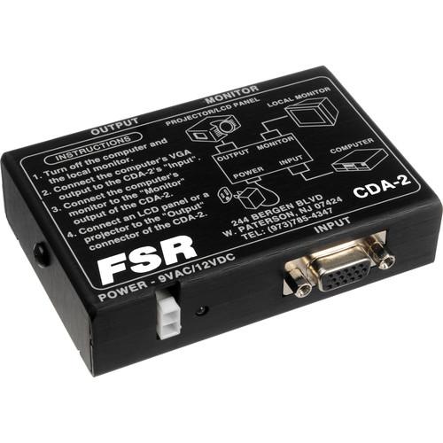 FSR CDA-2 1x2 Computer Video Distribution Amplifier CDA-2